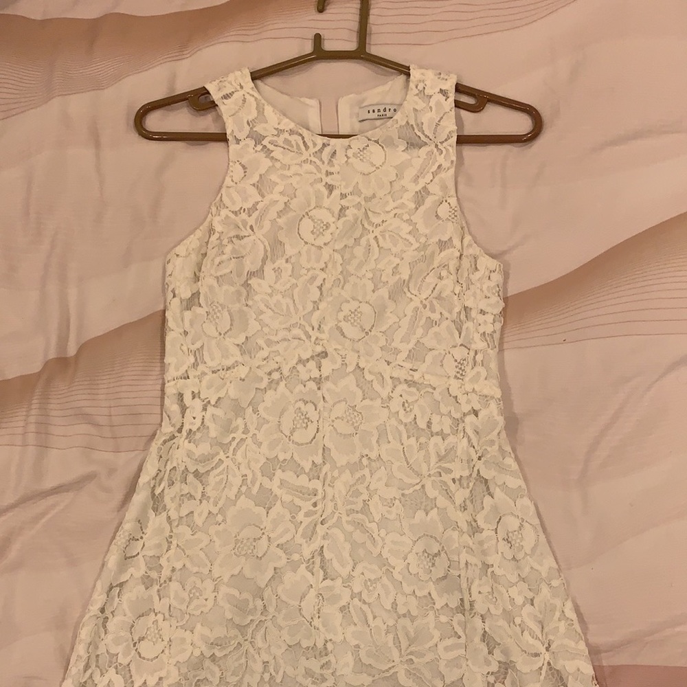 sandro lace dress